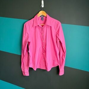 Ralph Lauren Polo Jeans Vibrant Pink Cotton Shirt